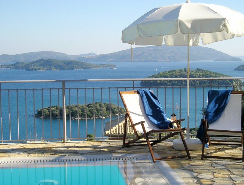 Villas in Lefkas island with private swimming pools and fantastick Sea views